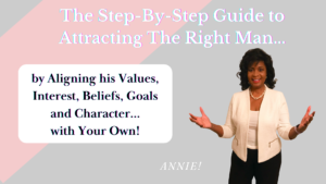 annie eure is speaking to her audience about attraction between a man and a woman